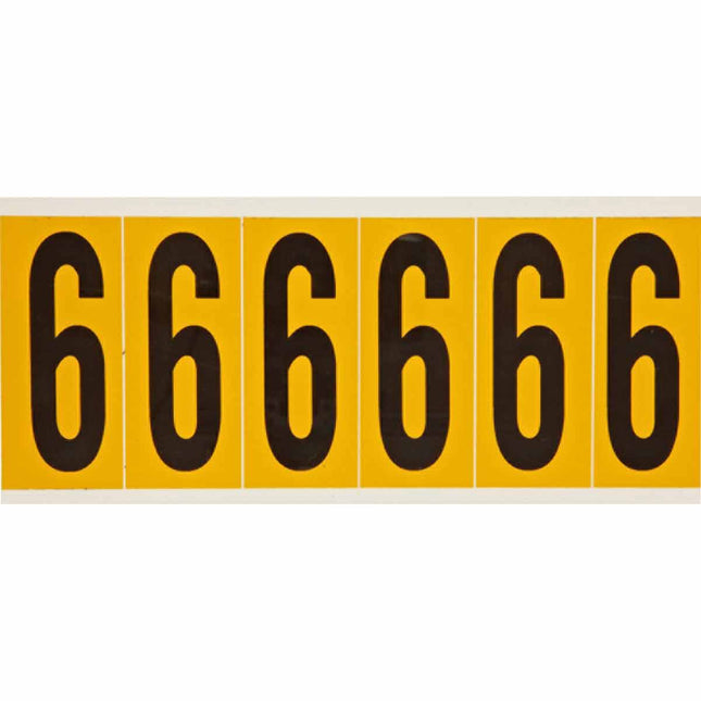 1550 Series Number and Letter Labels