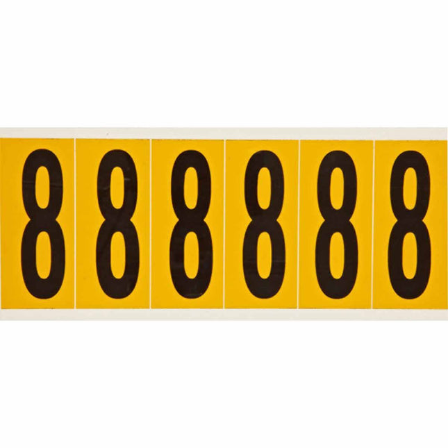 1550 Series Number and Letter Labels
