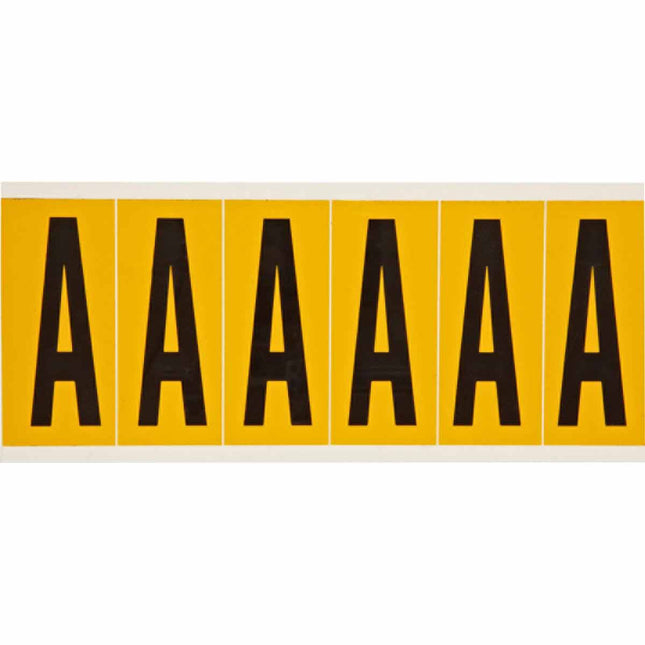 1550 Series Number and Letter Labels