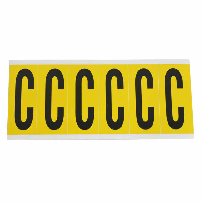 1550 Series Number and Letter Labels
