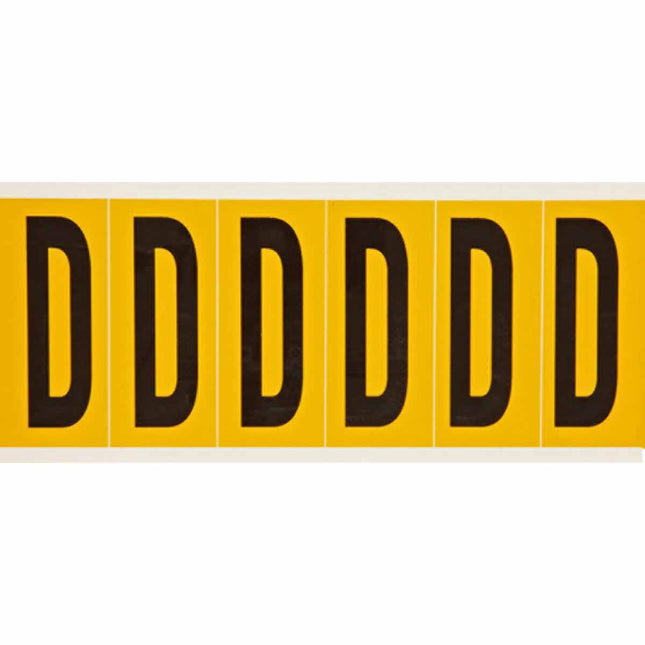 1550 Series Number and Letter Labels