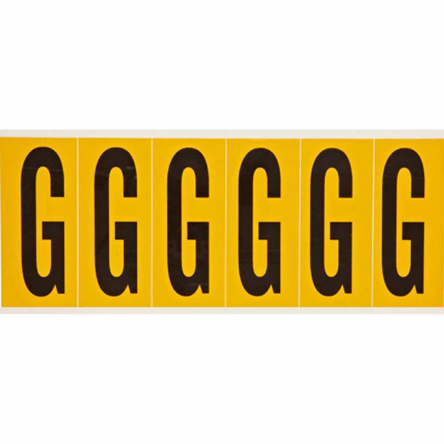 1550 Series Number and Letter Labels