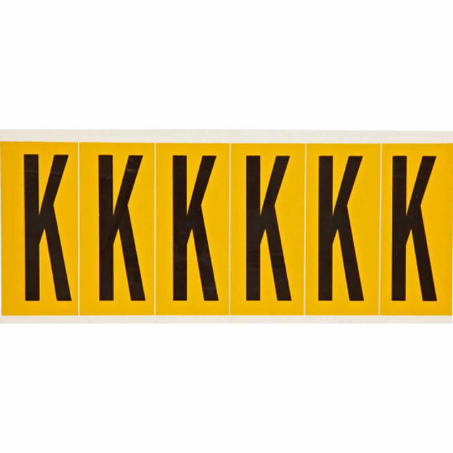 1550 Series Number and Letter Labels