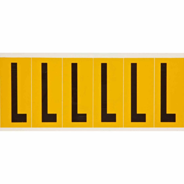 1550 Series Number and Letter Labels