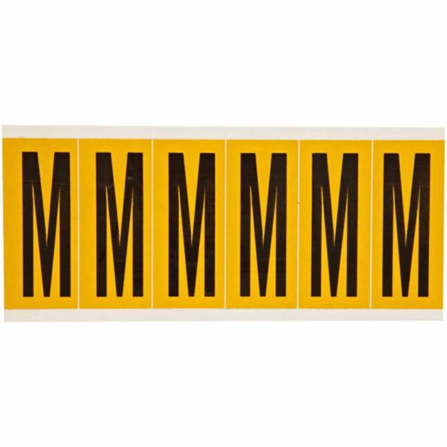 1550 Series Number and Letter Labels