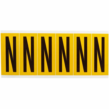 1550 Series Number and Letter Labels