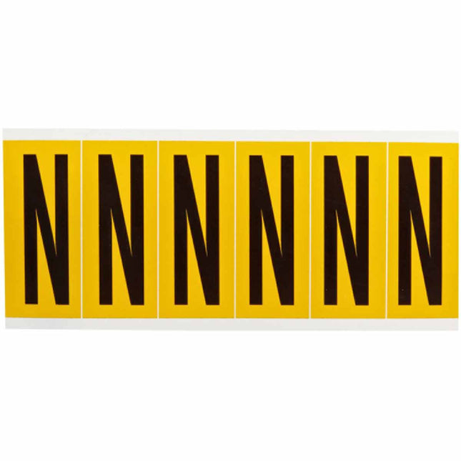 1550 Series Number and Letter Labels