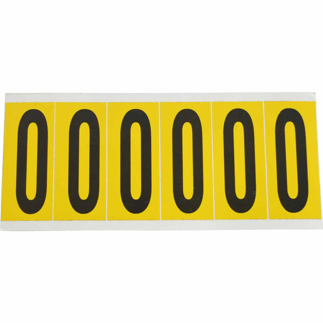 1550 Series Number and Letter Labels