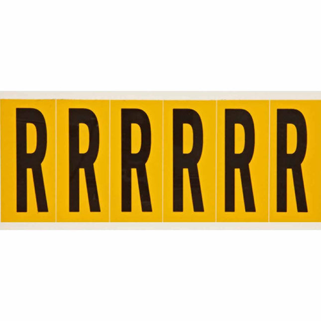 1550 Series Number and Letter Labels