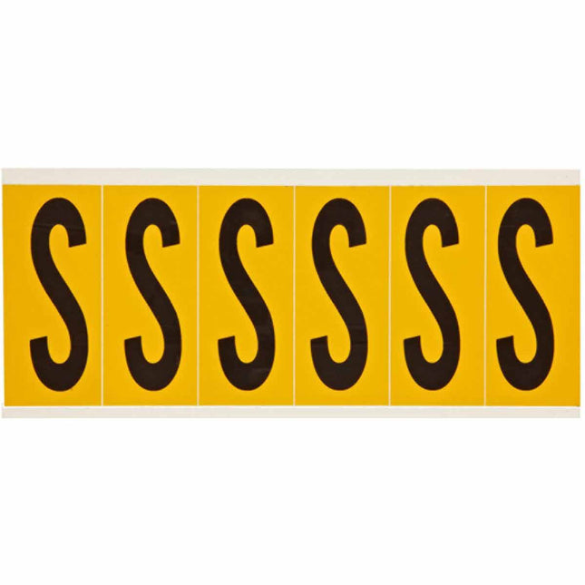 1550 Series Number and Letter Labels