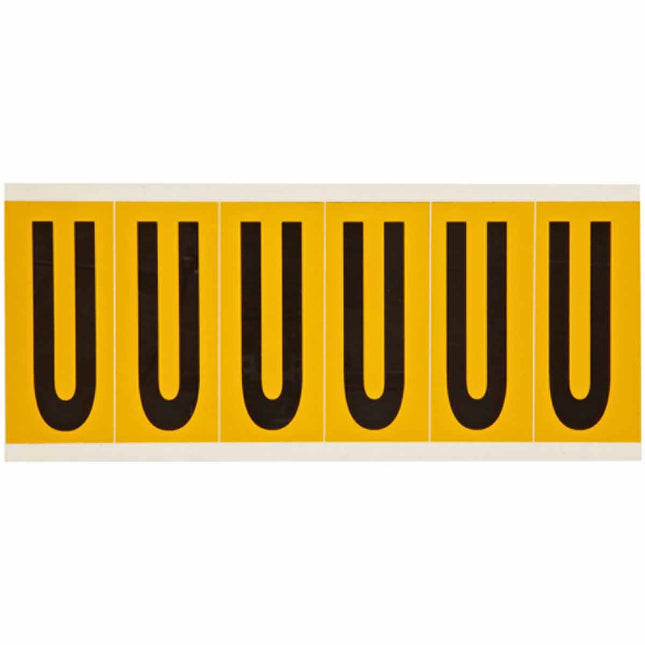 1550 Series Number and Letter Labels