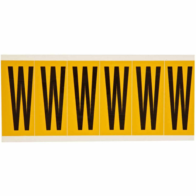 1550 Series Number and Letter Labels