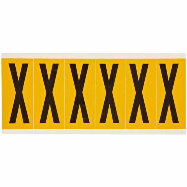 1550 Series Number and Letter Labels