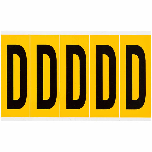 1560 Series Number and Letter Labels