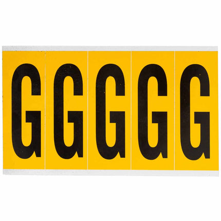 1560 Series Number and Letter Labels