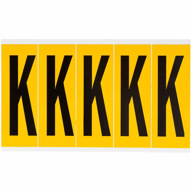 1560 Series Number and Letter Labels
