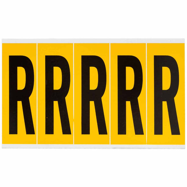 1560 Series Number and Letter Labels