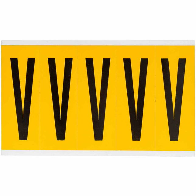 1560 Series Number and Letter Labels