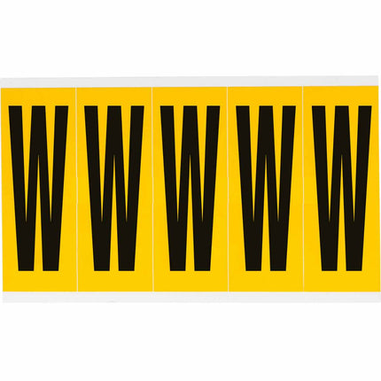 1560 Series Number and Letter Labels