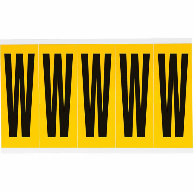 1560 Series Number and Letter Labels