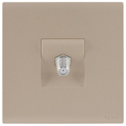 MEC41066RGLegrandمقبس تلفاز Obria من نوع F وردي ذهبي