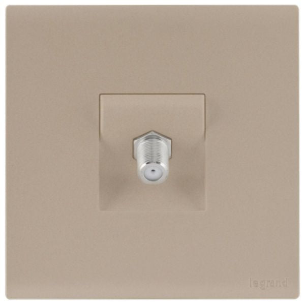 MEC41066RGLegrandمقبس تلفاز Obria من نوع F وردي ذهبي