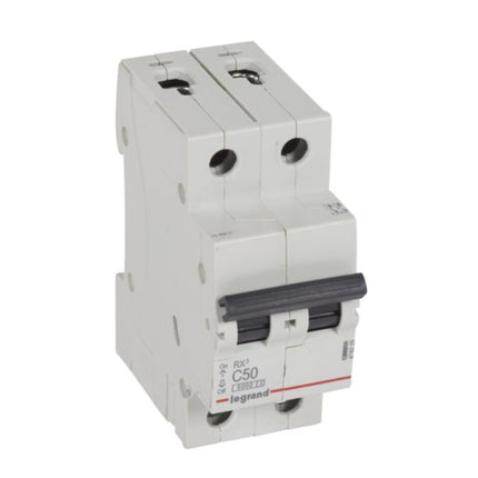 419229Legrandقاطع دارة Legrand RX3 ثنائي القطب 50A منحنى C