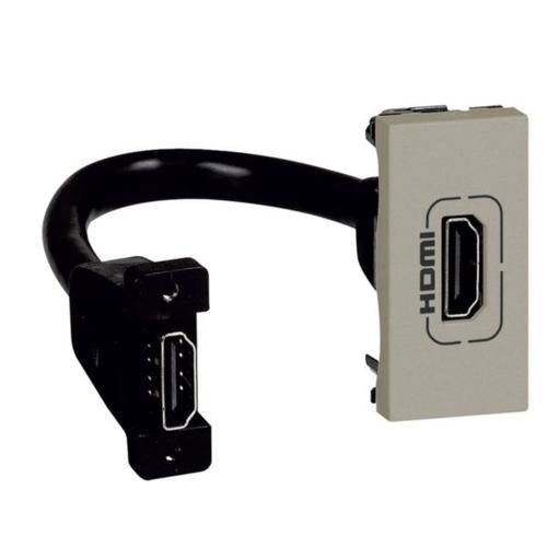 572518Legrandمقبس HDMI موصول مسبقاً من Legrand Arteor وحدة واحدة شمبانيا
