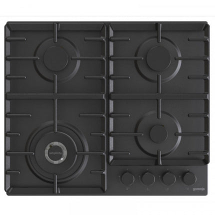 gorenje,GW642SYB,Gas hob, 60 cm, black, 4 burners