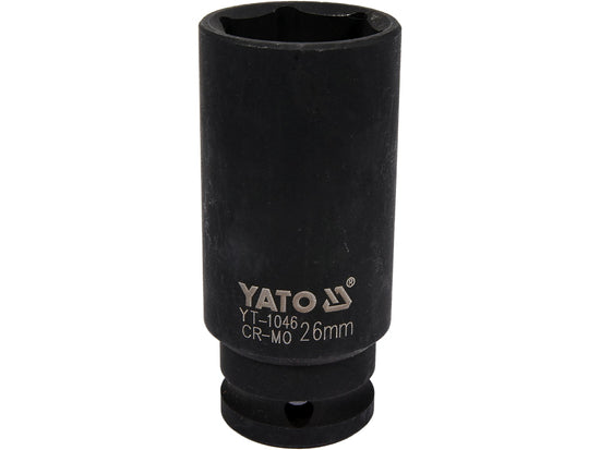 YT-1046Yatoمقبس تأثير عميق سادس الأضلاع ياتو 1/2'' 26 ملم