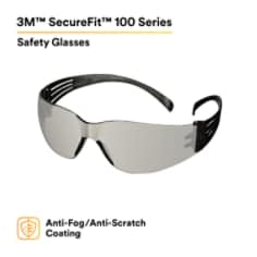 506380604289813Mنظارات الأمان 3M SecureFit 100 Series SF107AF-BLK