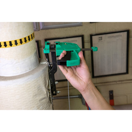 Clamping Cable Lockout  Green