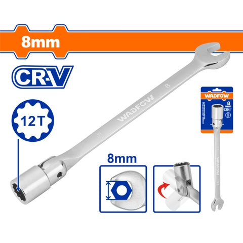 WTH1E08Wadfow مفتاح المقبس المرن 8 مم من WadFow