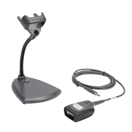 CR1100 Handheld Wired Barcode Reader with Stand  1D 2D QR Code