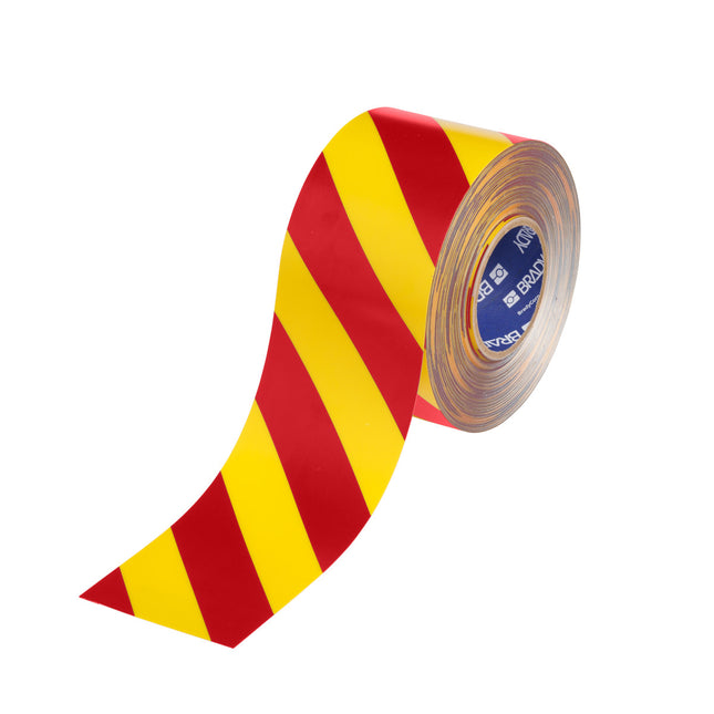ToughStripe Max Striped Floor Tape  10160 mm RedYellow