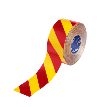 ToughStripe Max Striped Floor Tape  7620 mm RedYellow