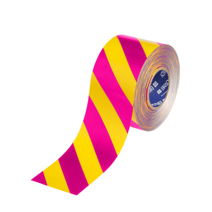 ToughStripe Max Striped Floor Tape  10160 mm MagentaYellow
