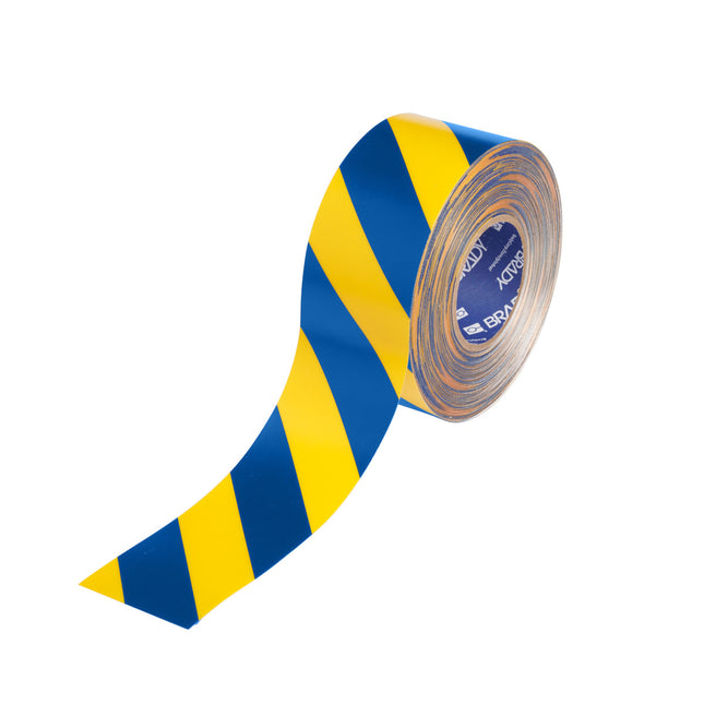 ToughStripe Max Striped Floor Tape  7620 mm BlueYellow