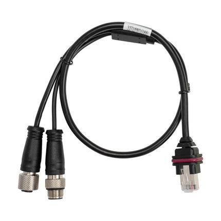 Power and Comms Connect Cable  RJ50 to 12 Male and M12 Female 05 m