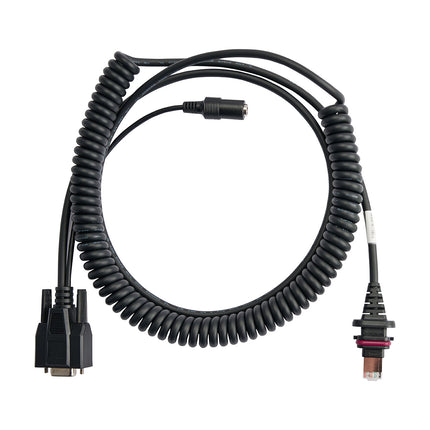 Plug Cable for V2200 Wired Barcode Reader  3m Coiled RS232 to RJ50 Cable