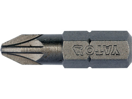 YT-78135Yatoبتات مفك براغي YATO PZ2 Pozidriv 25 ملم فولاذ S2 10 قطع