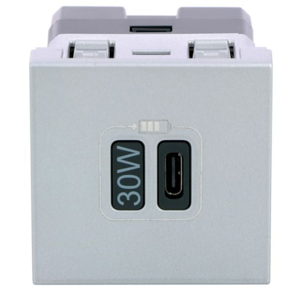 079385LLegrandمقبس شاحن Mosaic بقوة 30W USB Type-C مع Power Delivery