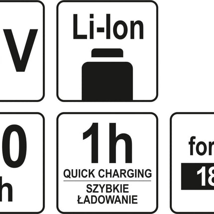 Yato18 V Li - Ion Battery