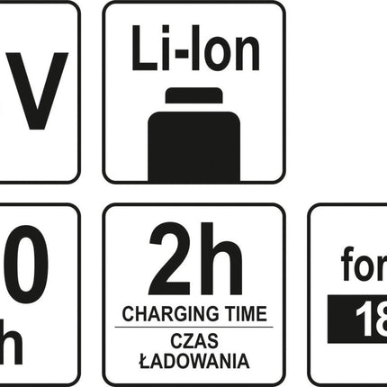 Yato18 V Li - Ion Battery