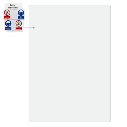 Safety Sliders  Blank Inserts
