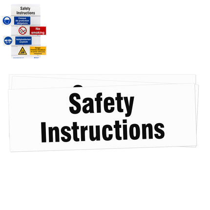 Safety Sliders  SAFETY INSTRUCTIONS Title