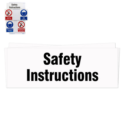 Safety Sliders  SAFETY INSTRUCTIONS Title