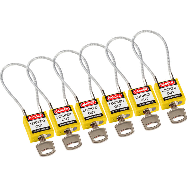 Compact Cable Padlocks