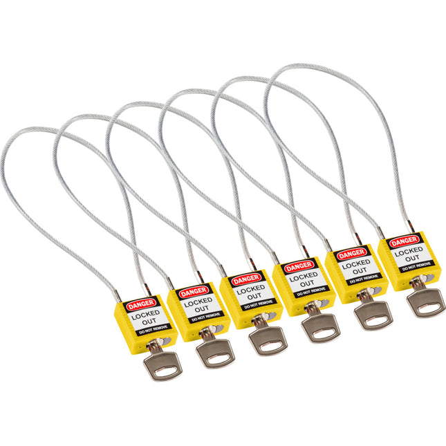 Compact Cable Padlocks