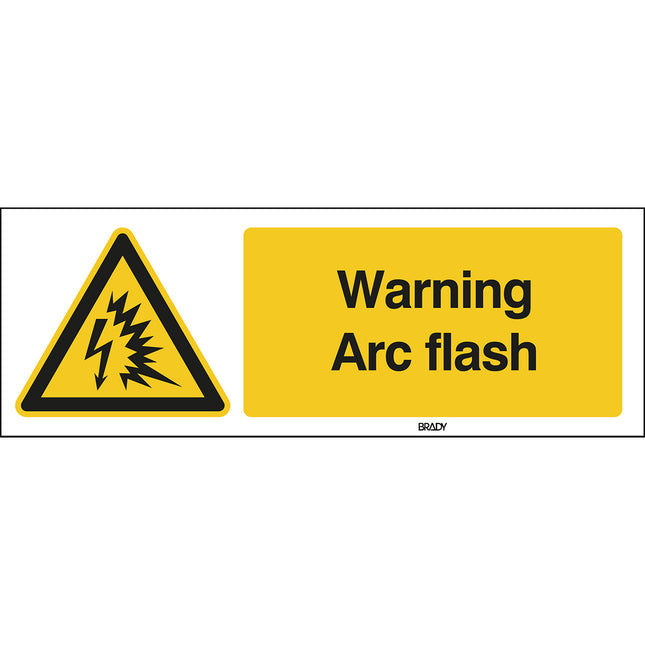 ISO Safety Sign  Warning Arc flash